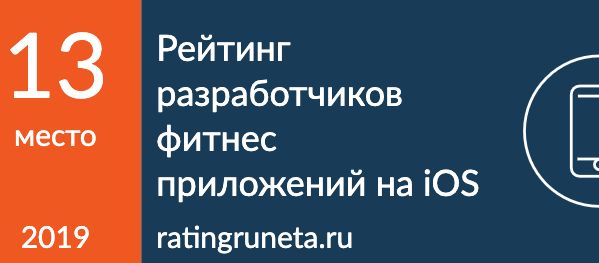 Рейтинг разработчиков фитнес приложений на iOS