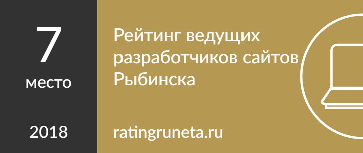 Рейтинг ведущих разработчиков сайтов Рыбинска