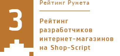 Рейтинг разработчиков интернет-магазинов на Shop-Script в нижнем сегменте